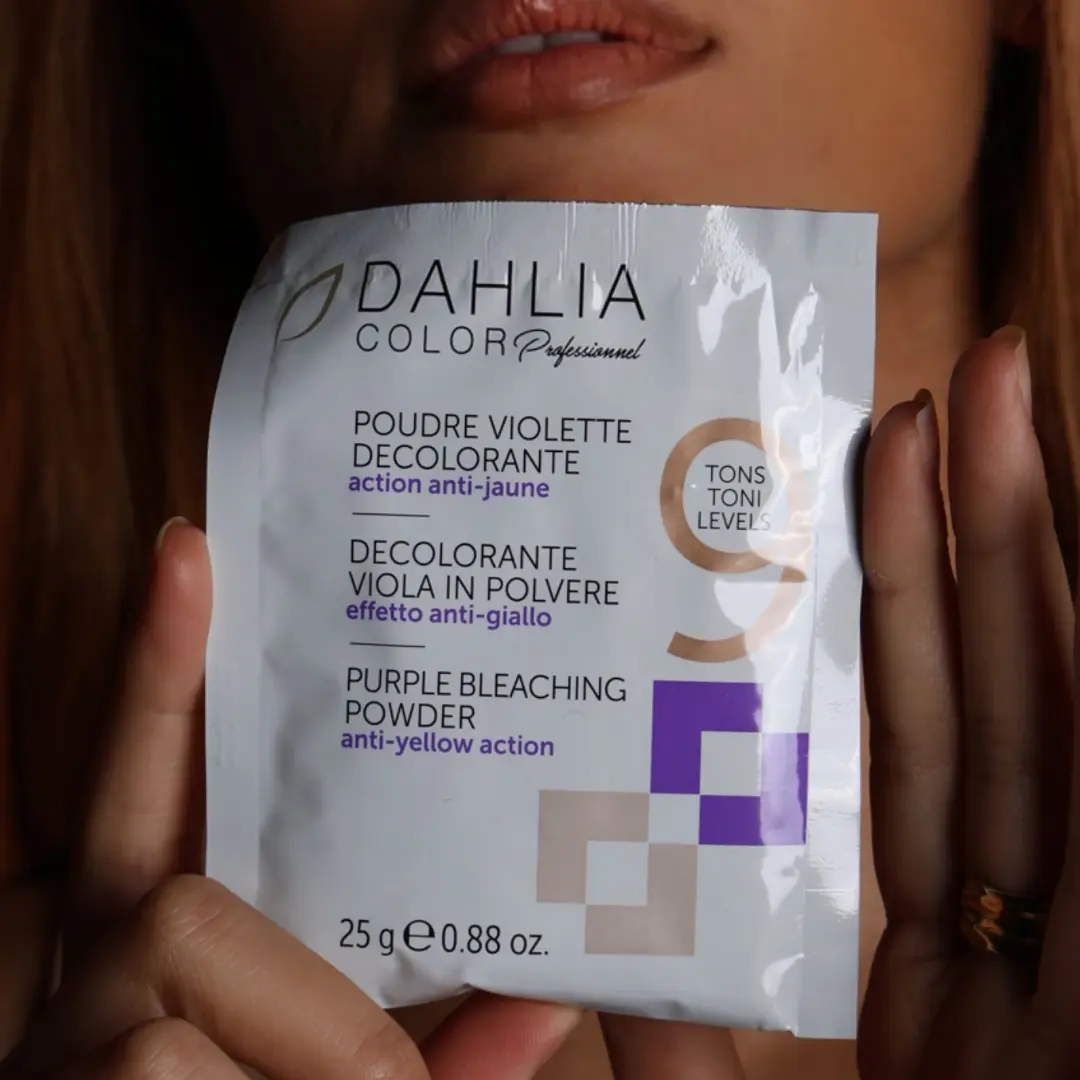 Décoloration violette